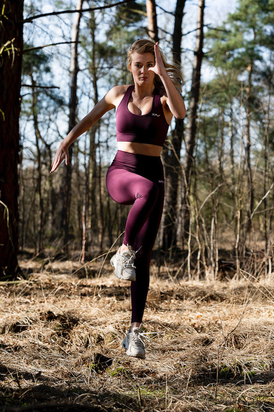Hera legging - plum – Xena Active Wear
